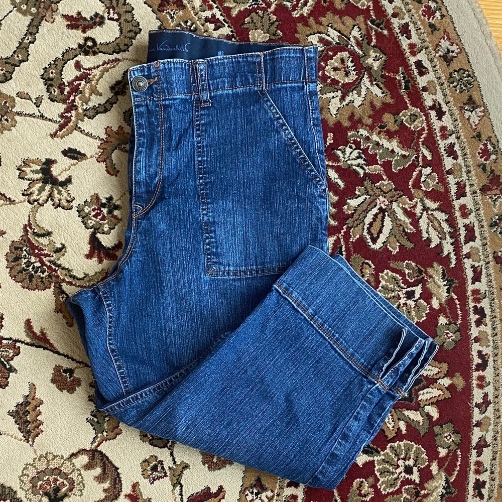 Gloria Vanderbilt Classic Blue Capri Jeans
